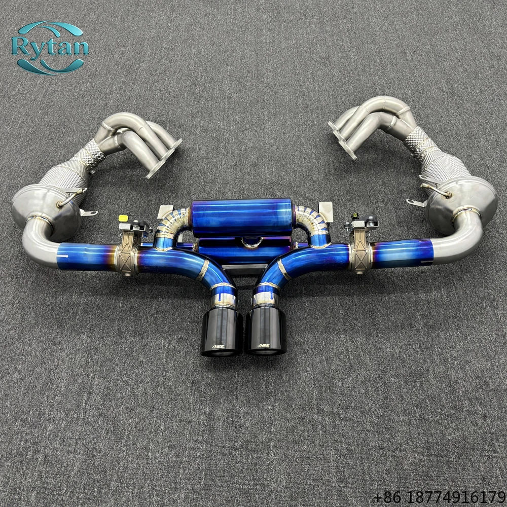 

Выхлопная система Valvetronic из титанового сплава с клапанами, Catback и коллектор из нержавеющей стали для 992 GT3