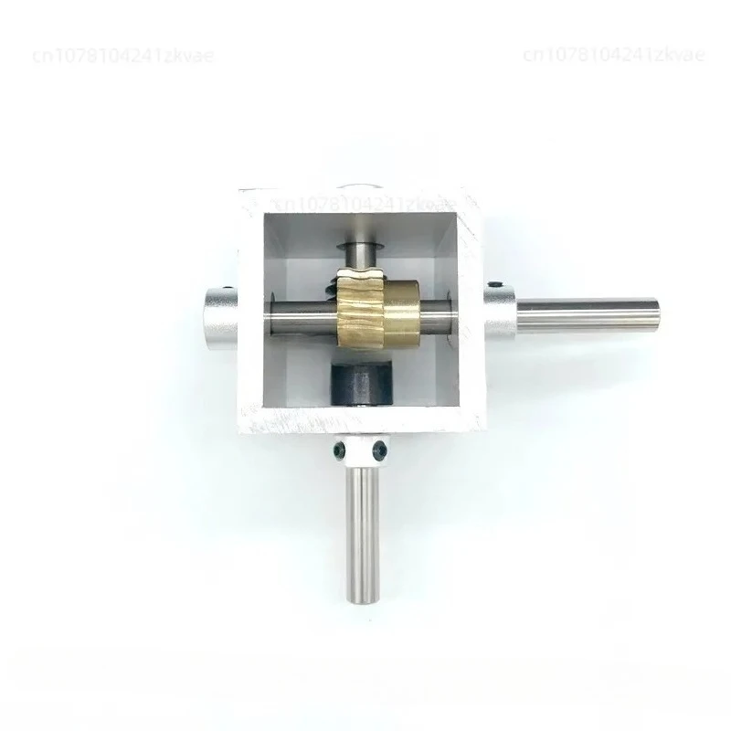 

Worm Gear Reduction Gearbox 6/8MM Shaft 20T Gear 90 Degree Right Angle Corner Device Reduction Ratio 1:10 1:20