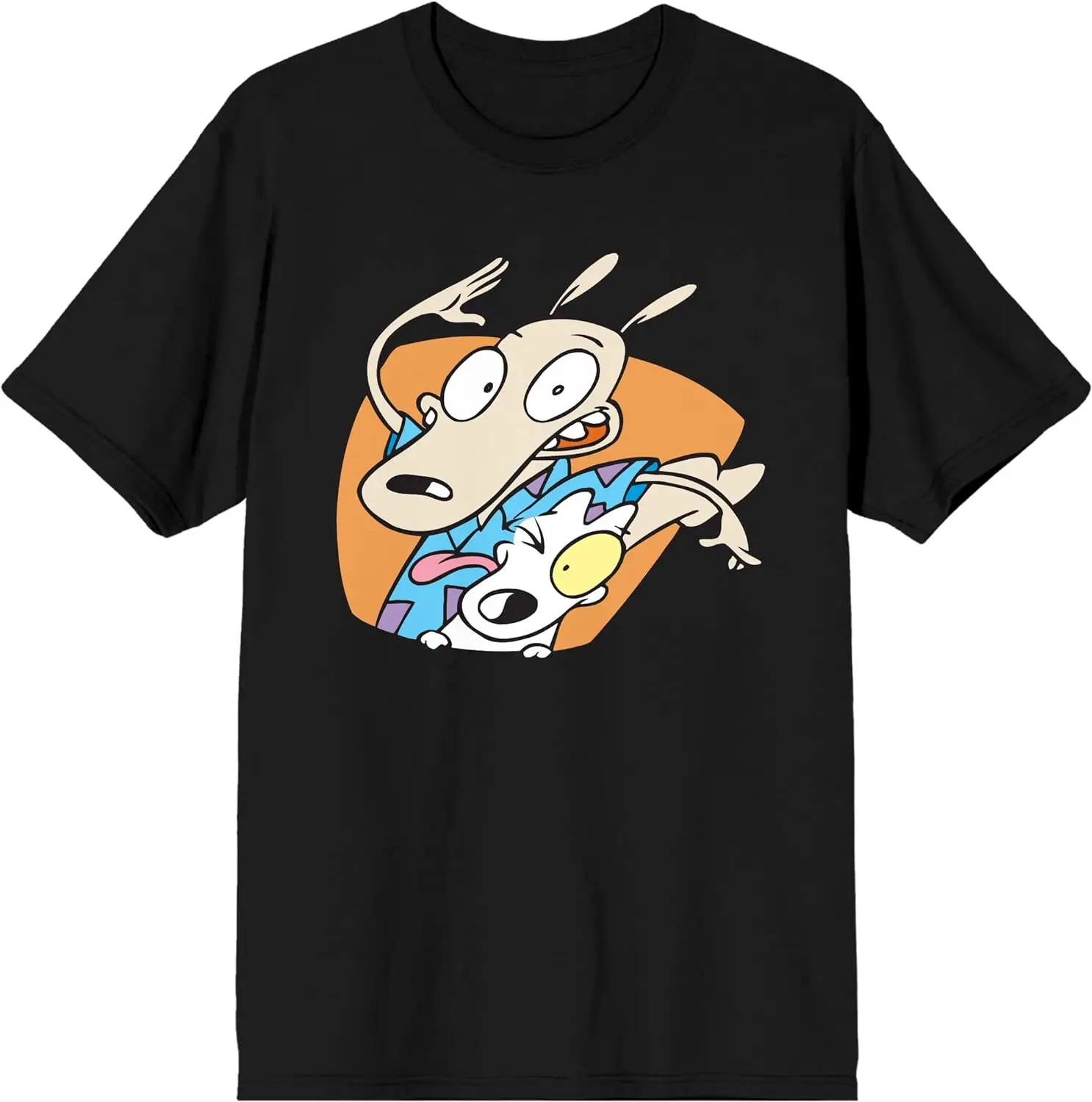 

Bioworld Rocko's Modern Life Rocko and Spunky Men's Black T-Shirt