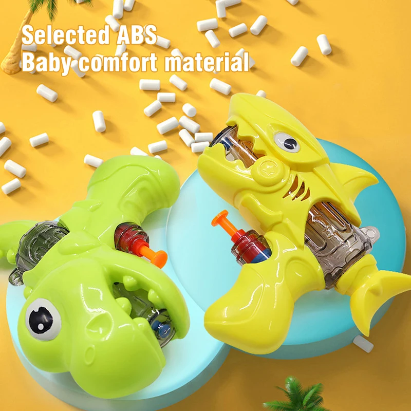 Mini Automatic Water Gun Creative Cartoon Cute Dinosaur Outdoor Pool Toy Summer Beach Bathroom Splashing Children\'s Gifts