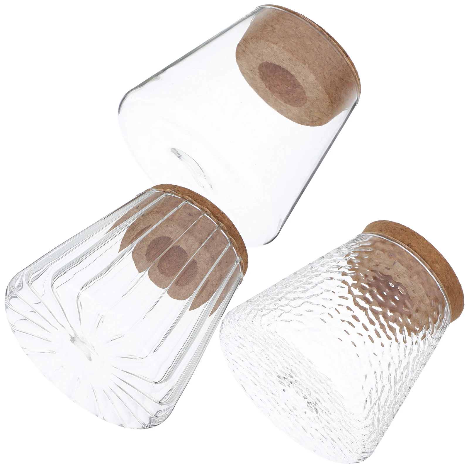 

3pcs Water Propagation Vase Transparent Hydroponic Plant Container For Avocado Succulents Desktop Decor Glass Terrarium Supplies