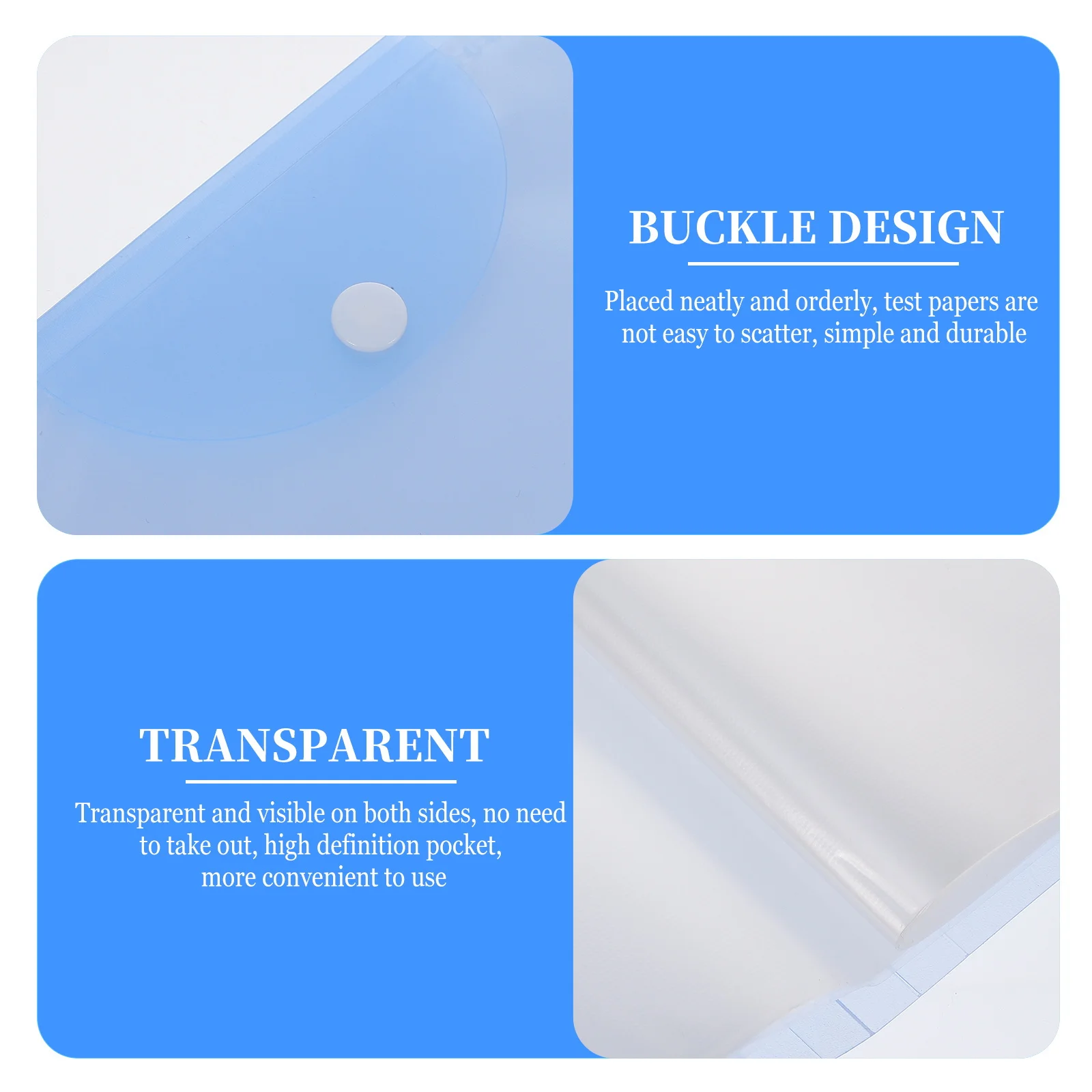 

1Pcs Trial Paper Storage Bag 40 Pockets A3 File Organizer Portable Document Folder for Office Student School Use