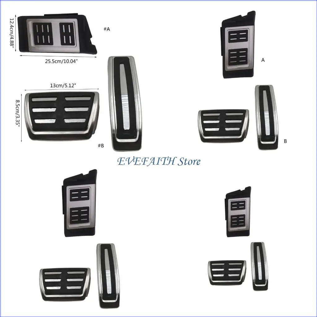 

124B газовое топливо тормозная подставка для ног чехол для педали Нескользящие накладки на педали автомобиля для 06-15 чехлы