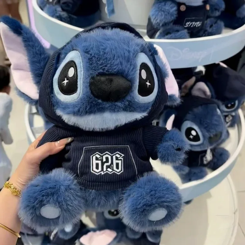 

40cm Anime Kawaii Stitch Series Overalls Plush Doll Cartoon Sofa Sweatshirt Plush Pillow Bedroom Ornaments Toys Birthday Gift