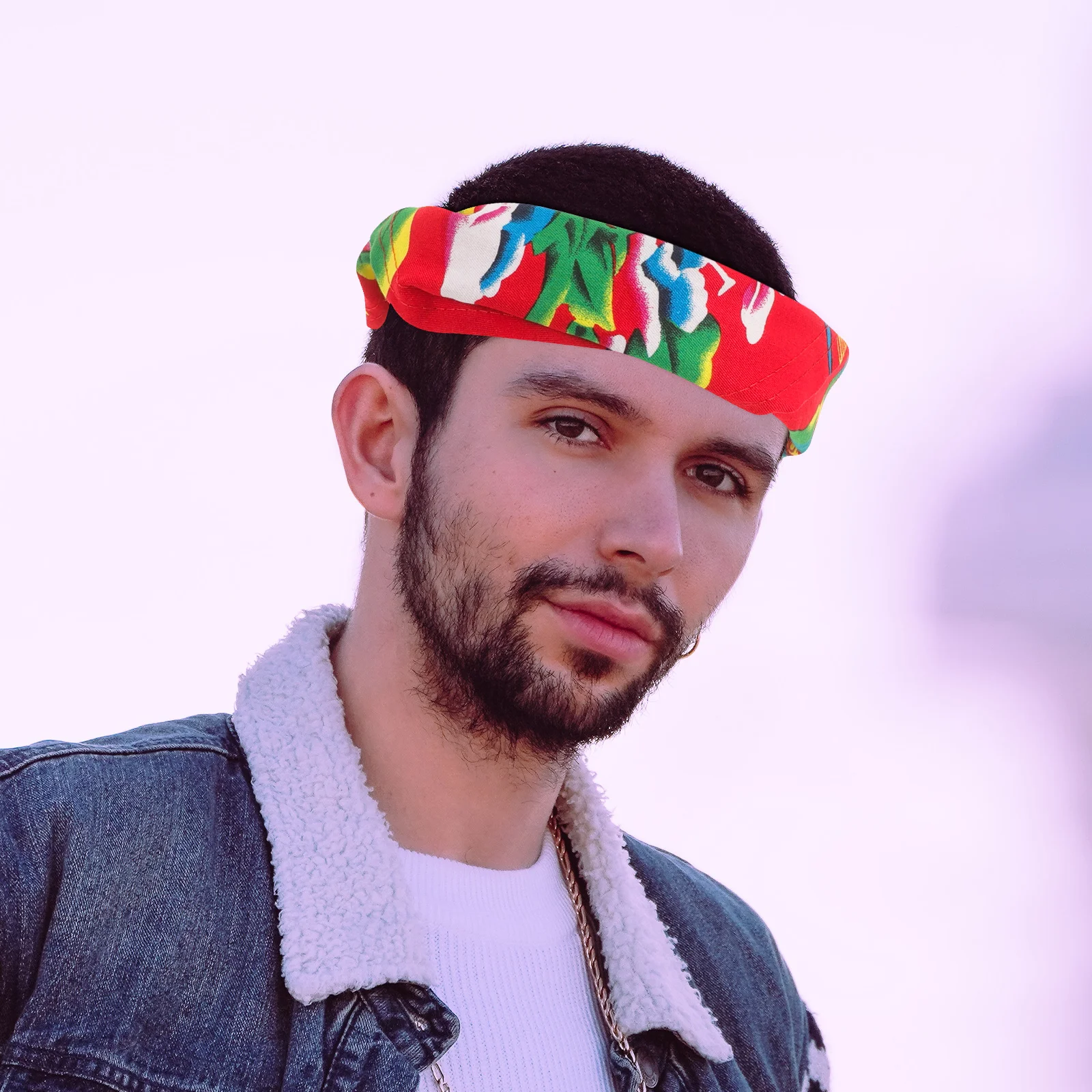 

Cycling B Outdoor Sports Headscarf for Men Women Triangle Fashion Red Cloth Thin Trendy Multi functional Gift
