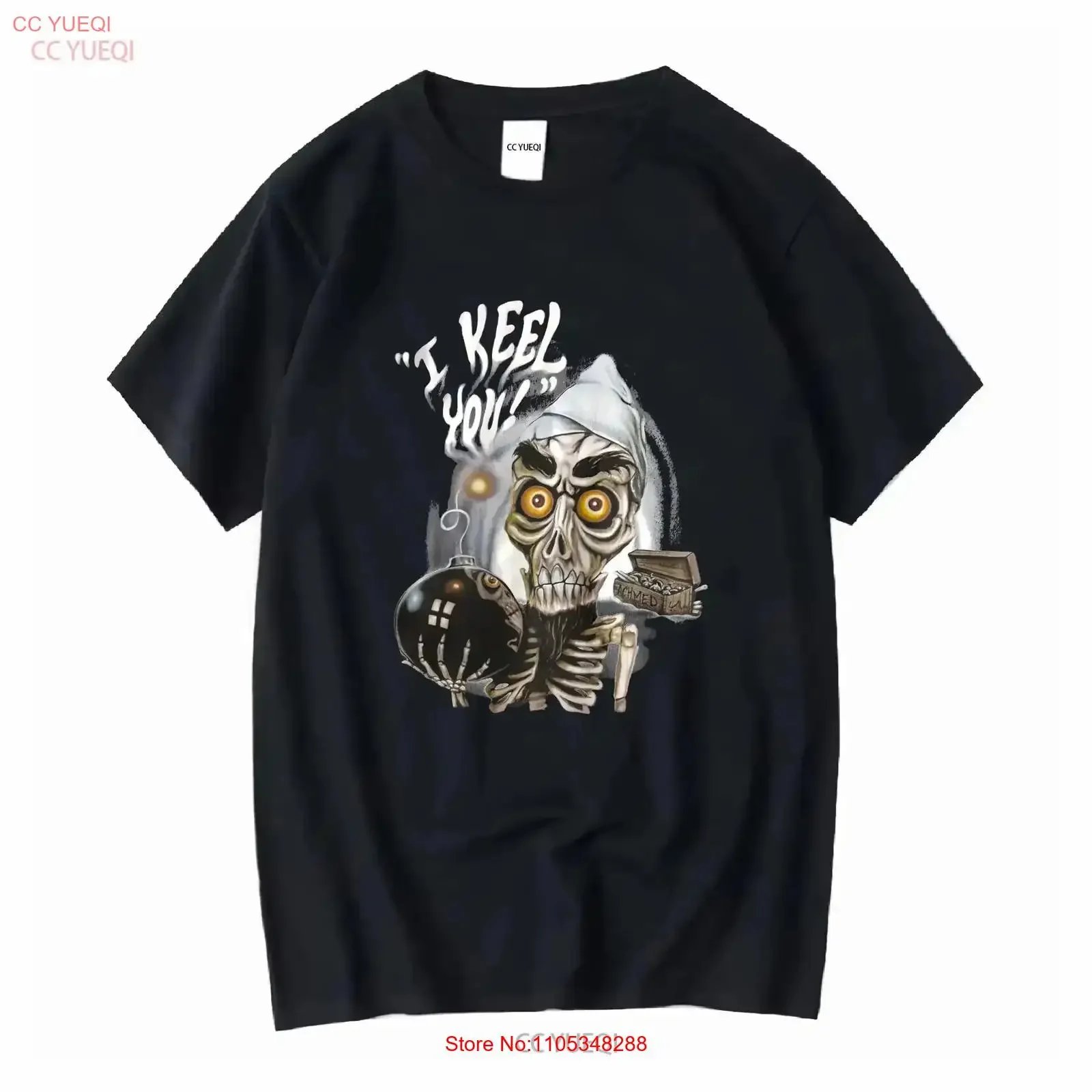 Vintage Jeff Dunham T Shirt Achmed I Keel You Promo Comedy Y2K XL Washed fashion streetwear Casual Stylish  vintage Washed