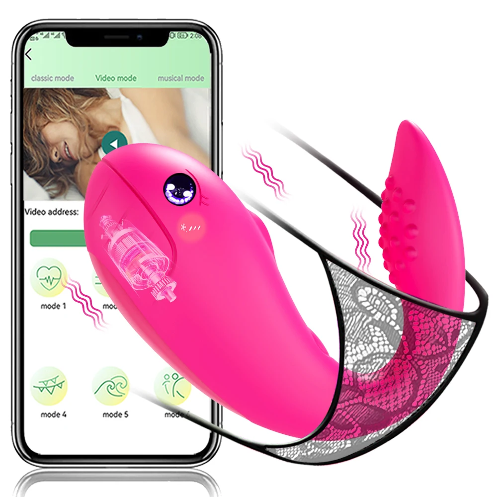 Bluetooth APP Vibrator Female Wireless Remote Control Egg Clitoris Stimulator G Spot Massager Sex Toys for Women Adults Panties