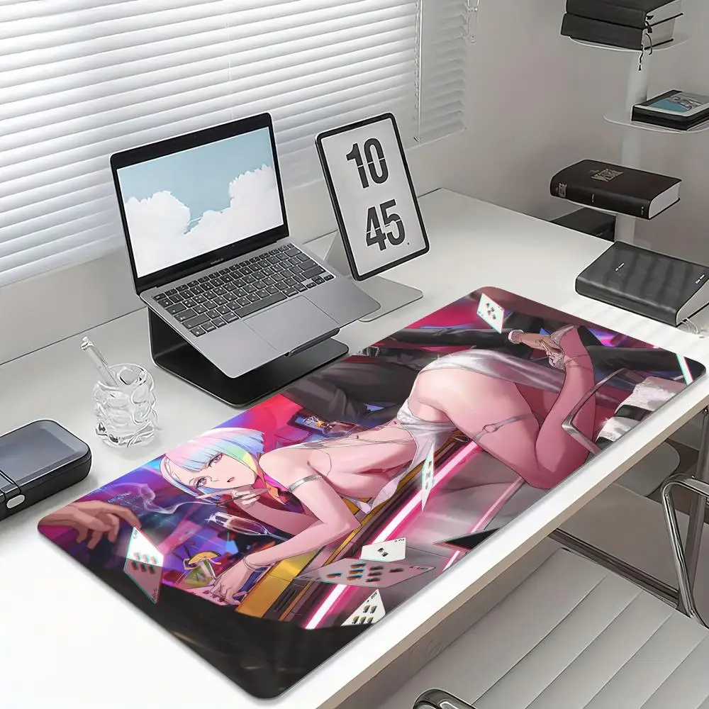 مثير الشيطان خادمة أنيمي ماوس الوسادة حصيرة مكتبية الألعاب الحصير ملحقات الكمبيوتر لوحة المفاتيح توسيع منصات الكمبيوتر المحمول وسادة مكتب المطاط المضادة للانزلاق #4