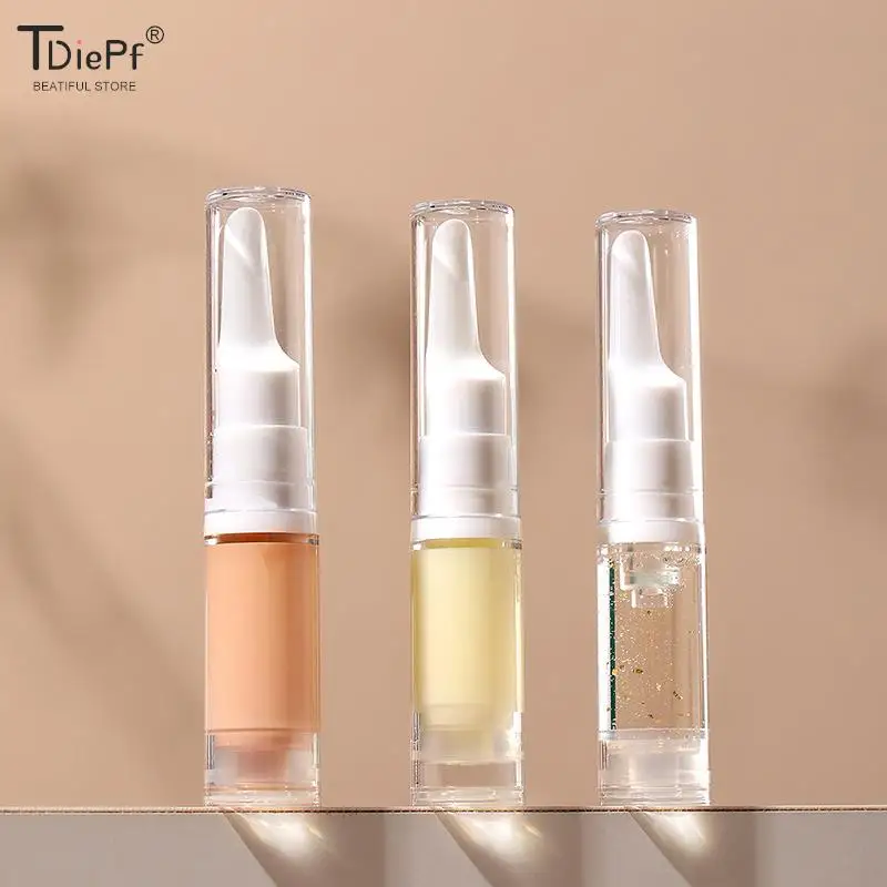 5ml Pump Bottle Clear Airless Vacuum Pump Bottle Cosmetic Eye Cream Dispenser Refillable Containers Shampoo Toiletries Bottle