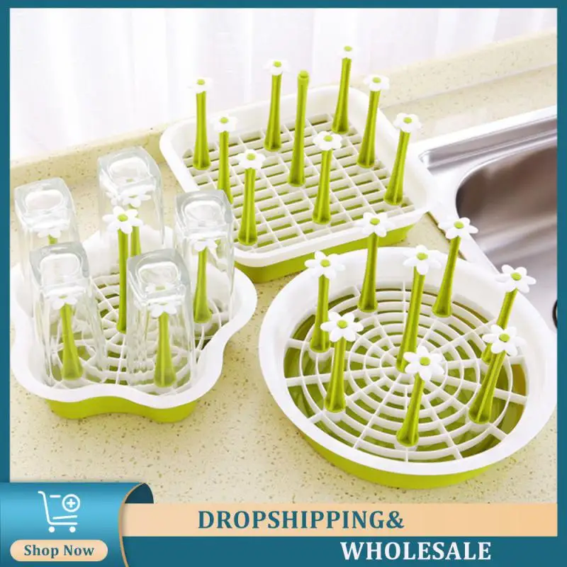 Storage Tray Can Prevent Water Stains The Countertop Equipped With Anti Slip Base Food Grade Plastic Utility Drying Rack