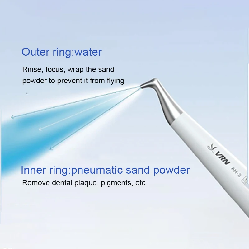 VRN DP-10 Dental Air poliaher prophy Jet Gun Toooth Polishing Cleaning Teeth Whitening Beauty Dentisty Scaling Device 2/4 Hole