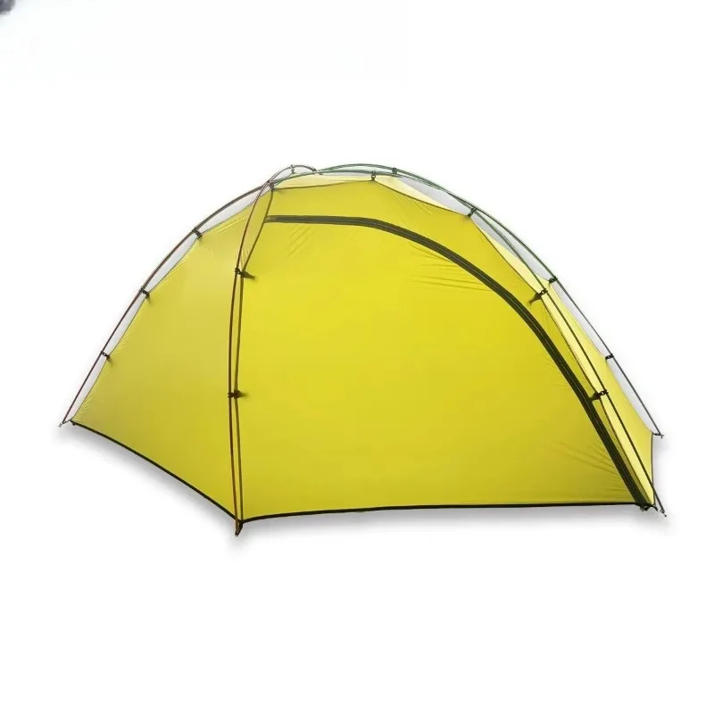 20D Nylon Carbon Aluminium Pole Waterproof Outdoor Camping Hiking Mountaineering Backpacking Tent 1.2KG 1 Person Ultralight Tent