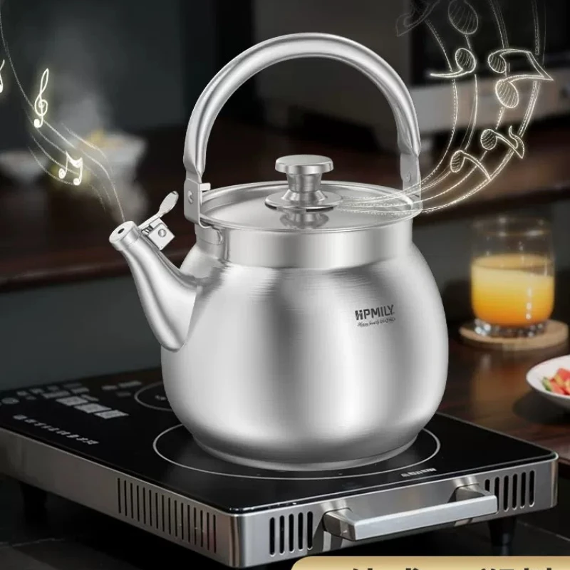 

LMM stainless steel kettle open flame old-fashioned whistle household large-capacity induction cooker coal gas universal