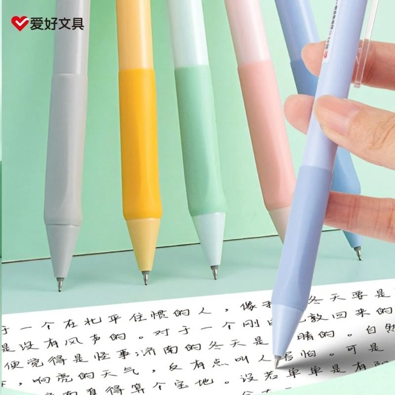 젤 펜 액체 롤러 펜 0.5mm 포인트 젤 잉크 펜 펜스 퀵 건조 펜 작성