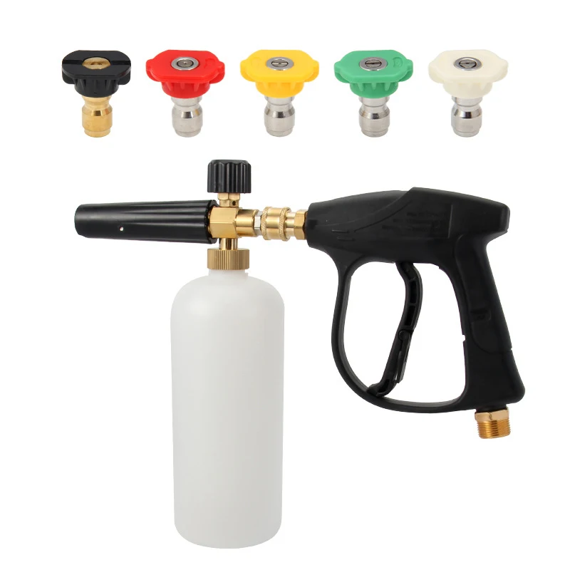 High Pressure Washer PA Foam Pot 1/4 Quick Plug Universal Spray Gun Household Car Washer Nozzle Car Washing Water Gun