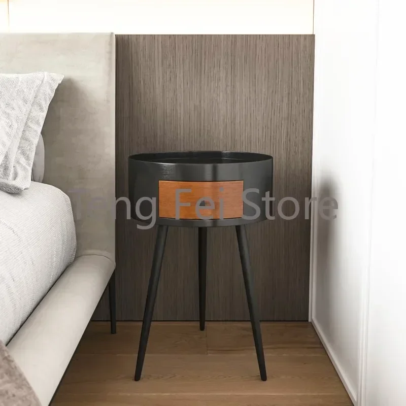 Small Drawers Nightstands Bedroom Nordic Modern Storage Nightstands Living Room Luxury Mesitas Noches Bedroom Furniture SR50NS