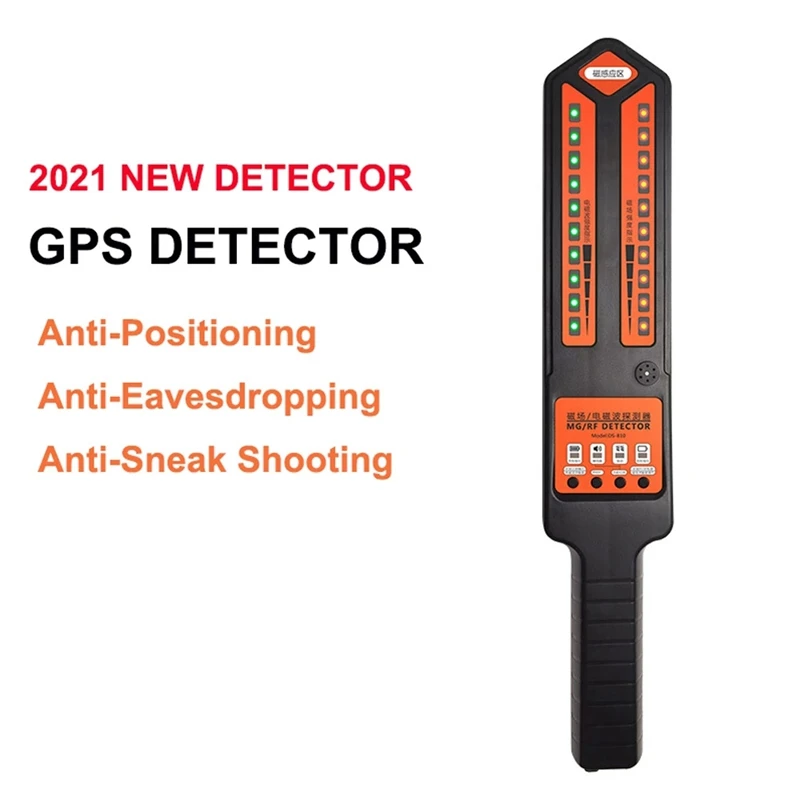 Câmera sem fio portátil anti-rastreamento DS810, Telefone celular, Scanner de sinal de busca GPS do carro, Dispositivo detector portátil