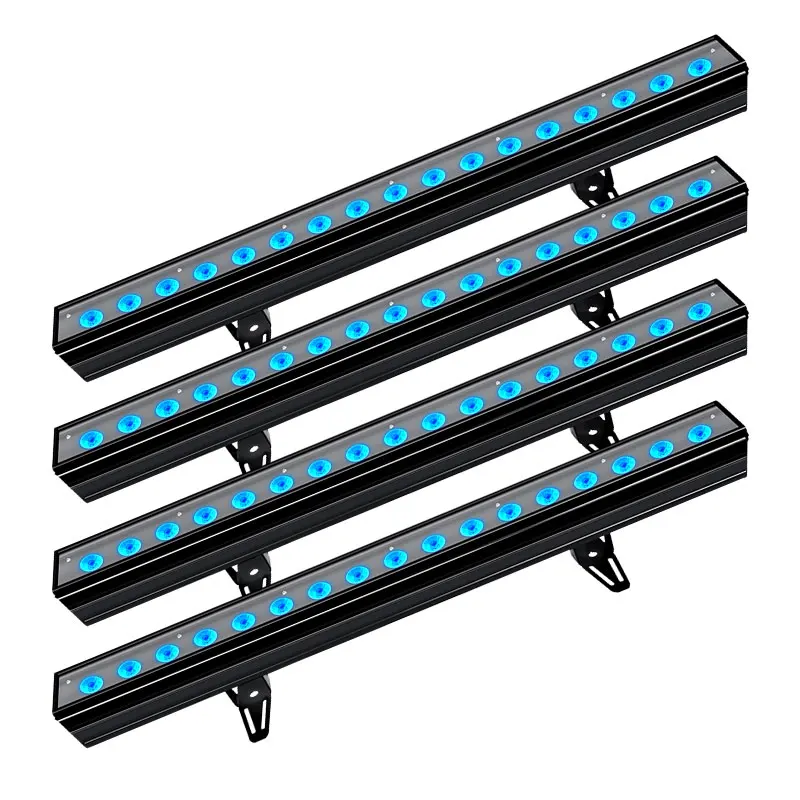 

LED Lights Bar 18x10W Wall Wash 4in1 RGBW Lighting With DMX 512 For DJ Disco Party Nightclub