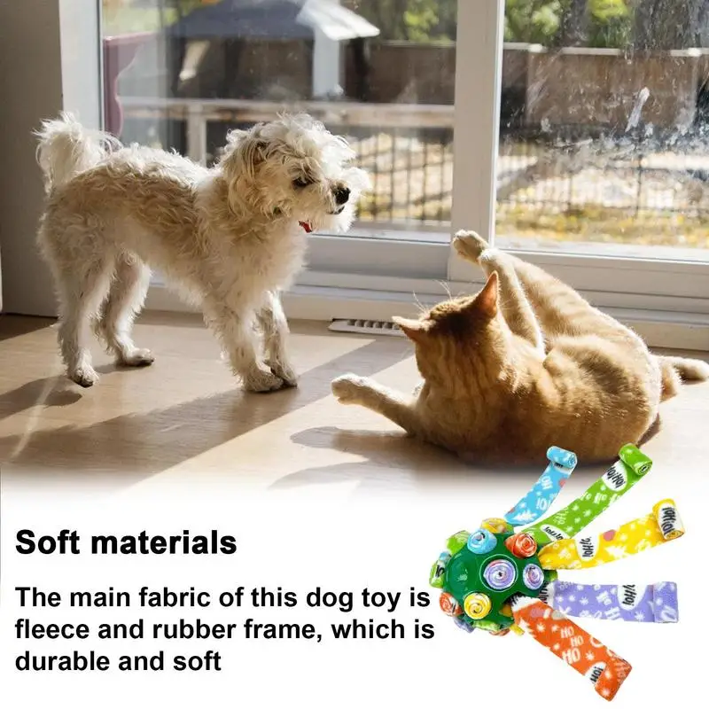 Dog Enrichment Toys Colorful Dog Toy Treat Dispenser Dog Snuffle Ball Interactive Dog Puzzle Toys Dog Chew Toys For Encourage