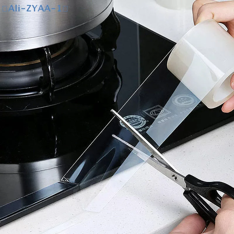 【ZYAA-1】3M/5M/10M Single Side Self-Adhesive Nano Tape Waterproof And Stain-Resistant Kitchen Sink Caulk Strip Transparent Tape