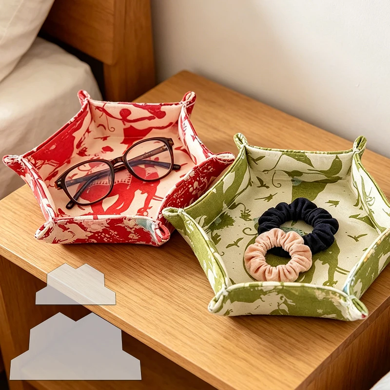 YOMDID 2pcs Hexagonal Decorative Storage Baskets DIY Transparent PET Quilting Templates - Templates for Accurate Patchwork