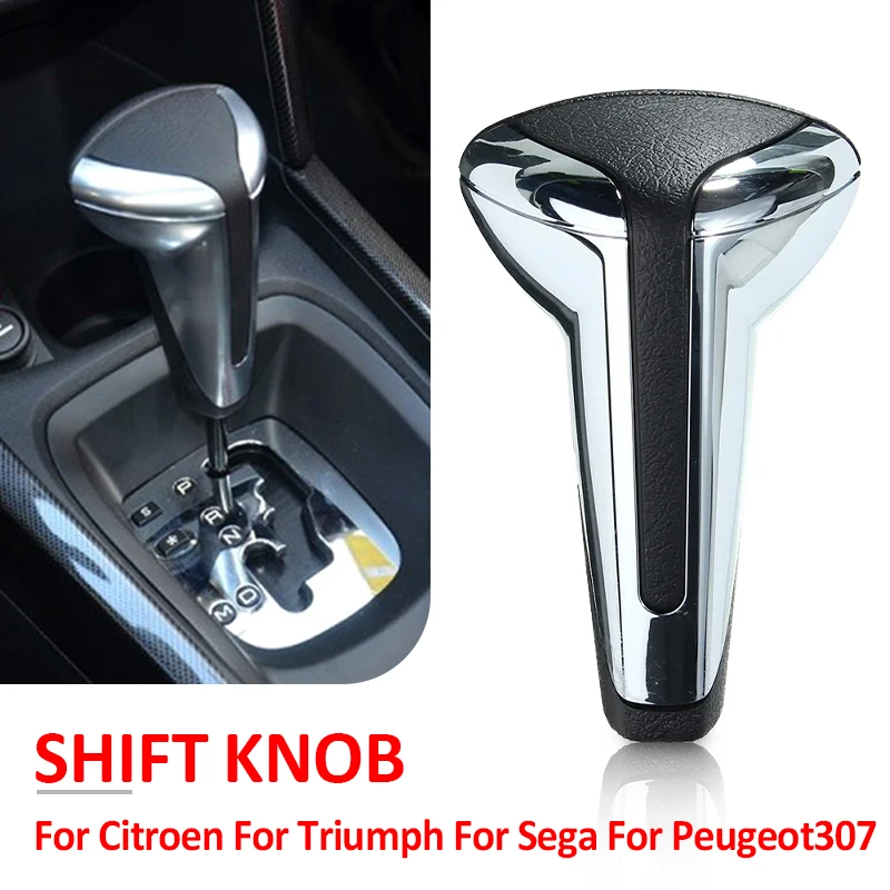 

Car Gear Shift Knob Chromed For Peugeot 307 For Citroen Triumph Sega Car Gearshift Shifter Lever Arm Pen Stick Head Ball