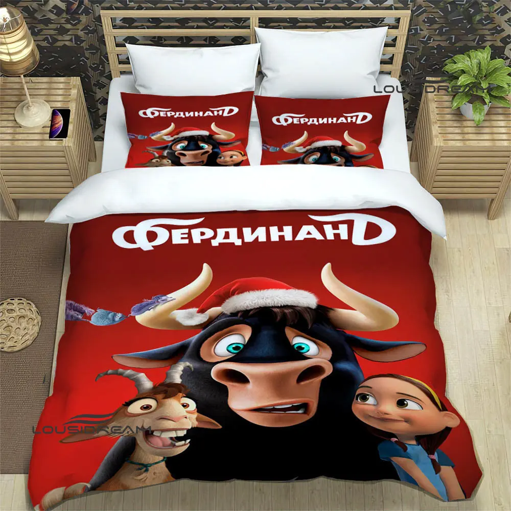 ferdinand cartoon printed Bedding Sets exquisite bed supplies set duvet cover bed comforter set bedding set luxury birthday gift