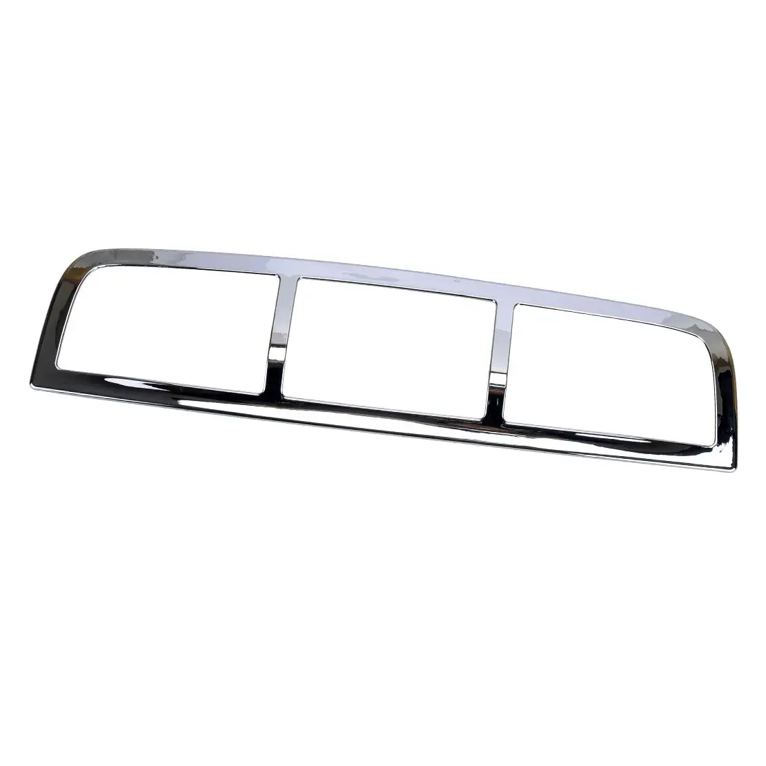 

Автомобильный серебристый третий стоп-сигнал, задний фонарь, накладка, рамка, подходит для Dodge Ram 1500 2010 2011 2012 2013 2014 2015 2016 2017