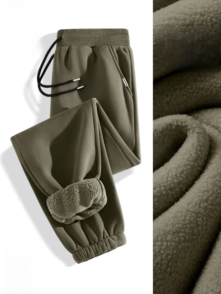 

Мужские зимние утепленные брюки Fce Lined, повседневные, прямого кроя, со средней посадкой, из полиэстера, с низкой эластичностью, толстые