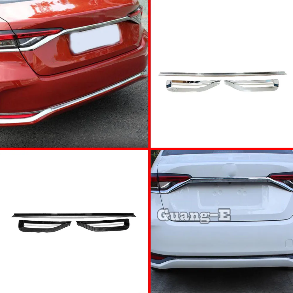 

For Toyota Corolla Altis 2019 2020 2021 2022 Rear Bumper Fog Light Cover Trim Car Eyebrow Accessories Exterior Decoration Frame