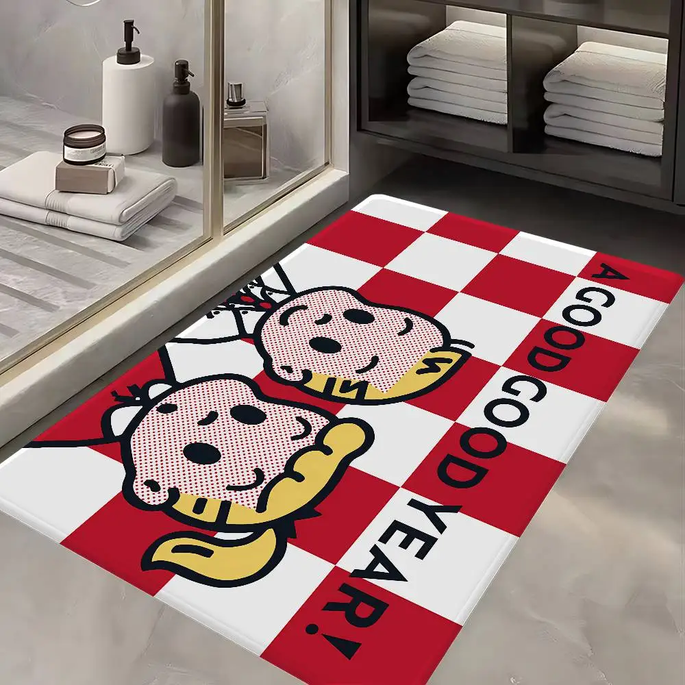 cartoon O-osamu H-harada O-osamu goods Bathroom Mat Kids Room Bedroom Decoration Balcony Anti-Slip Doormat Living Room