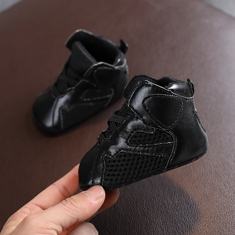 0-18M Baby Sports Sneakers Newborn Baby Boys Girls Print First Walkers Shoes Infant Toddler Anti-slip Baby Shoes