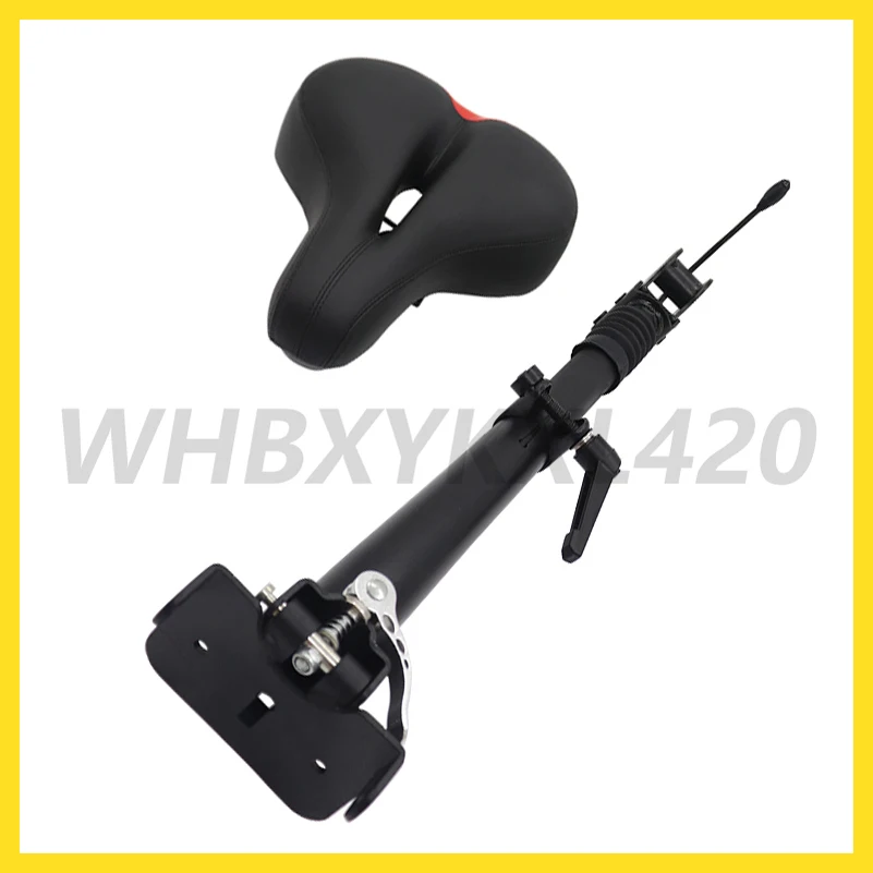For KUGOO M4 Pro Electric Scooter 10 Inch Folding Seat Saddle Foldable Height Adjustable Shock-Absorbing Chair