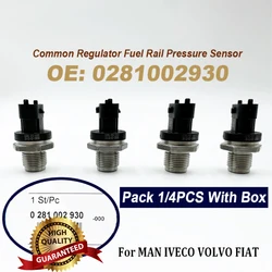 0281002930 51274210233 504333094 Fuel Rail Pressure Sensor Regulator For MAN IVECO VOLVO FIAT