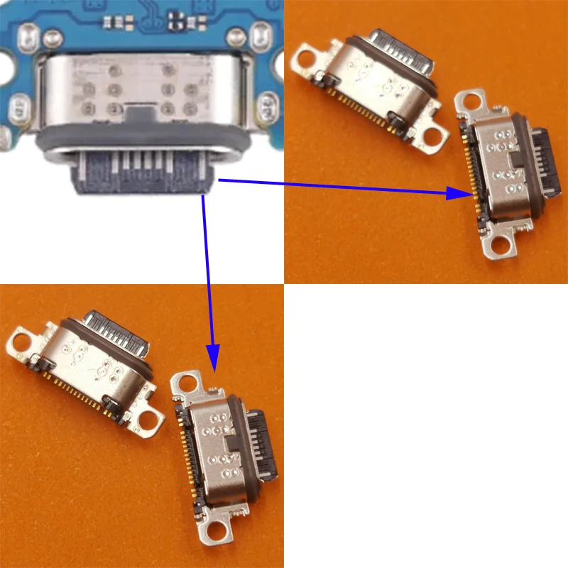 5-100Pcs Type C USB Charger Dock Connector Plug Charging For Samsung Galaxy A33 A73 A72 A52 A82 A725 A54 A525 A546F A336 A736