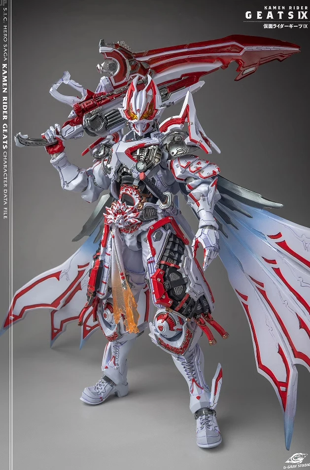 

Kamen Rider Geats Polar Fox Sic Private Order Final Form Of The Nine Tailed Fox Mark 9 Model Action Figures Toys Gifts