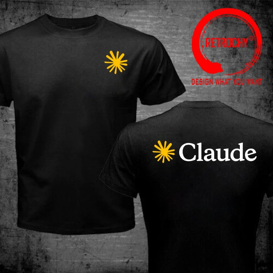 Funny Design Coder Developer Programmer Claude AI Funny Artwork  Shirt Men Fashion Trendy Casual Clothing Stylish Tops Tee Shirt