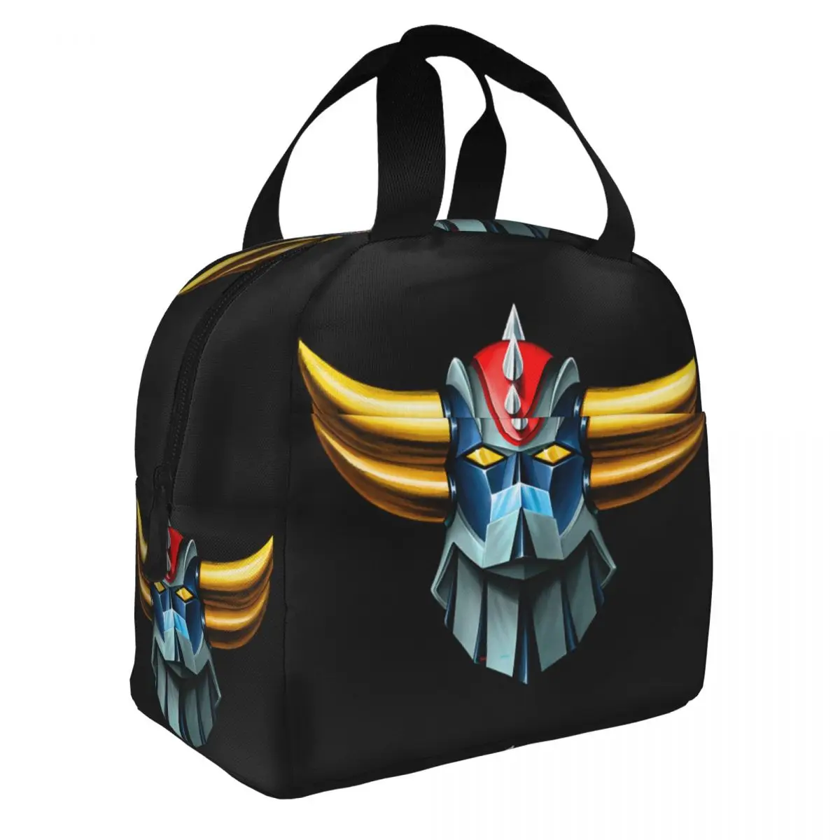 UFO Robot Grendizer Goldorak Resuable Lunch Box Women Waterproof Mazinger Z Cooler Thermal Food Insulated Lunch Bag For Office
