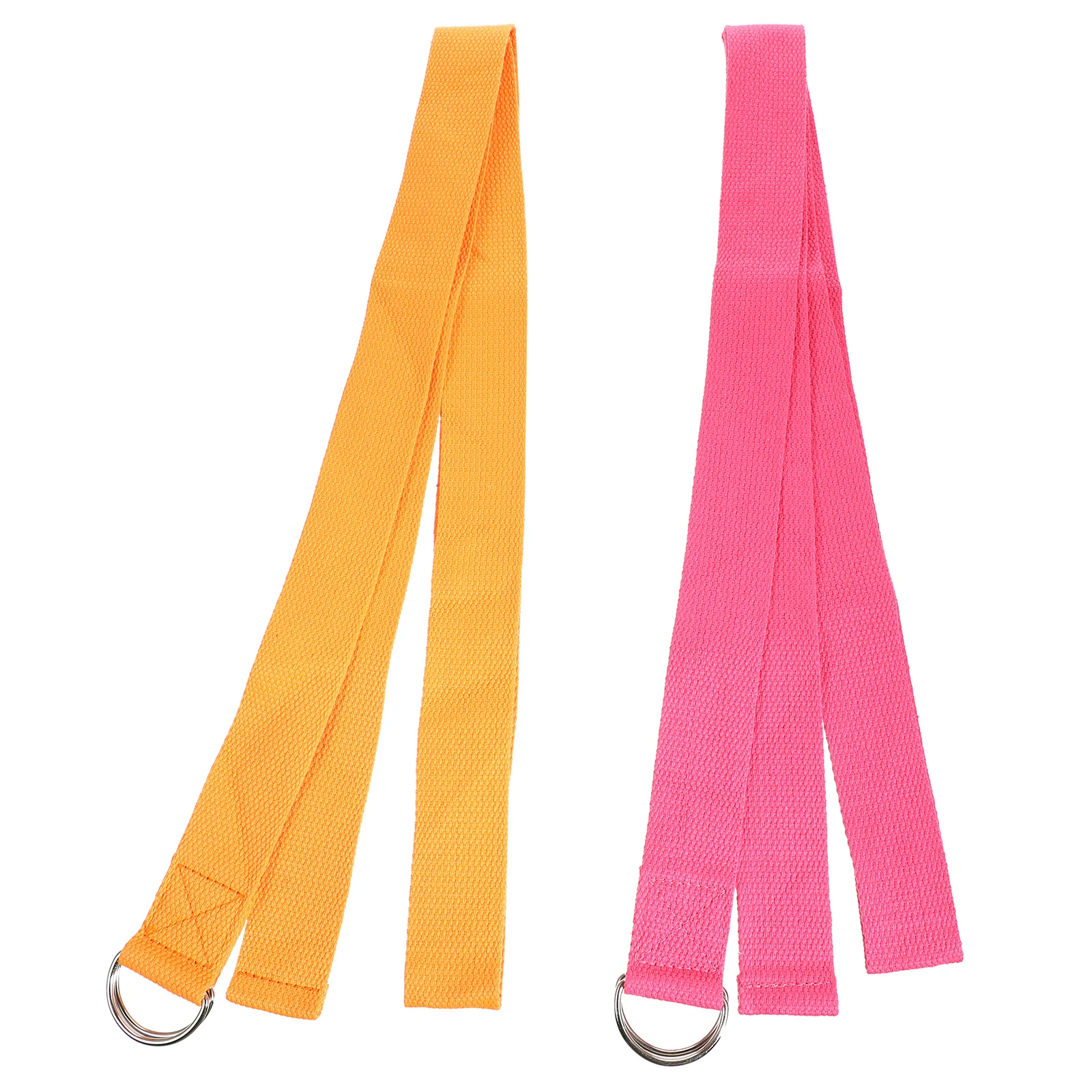 

2Pcs 1.8m Yoga Straps for Stretching and Strength Training Nonelastic Fitness Pull Rope Ideal for Yoga Pilates