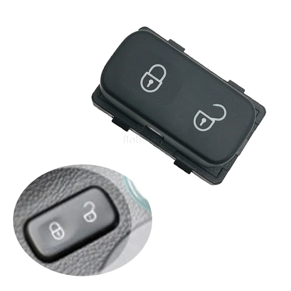 Black Car Central Door Lock Switch Button For Skoda Octavia Mk2 Yeti 2004 - 2009 2010 2011 2012 2013 1Z0962125A