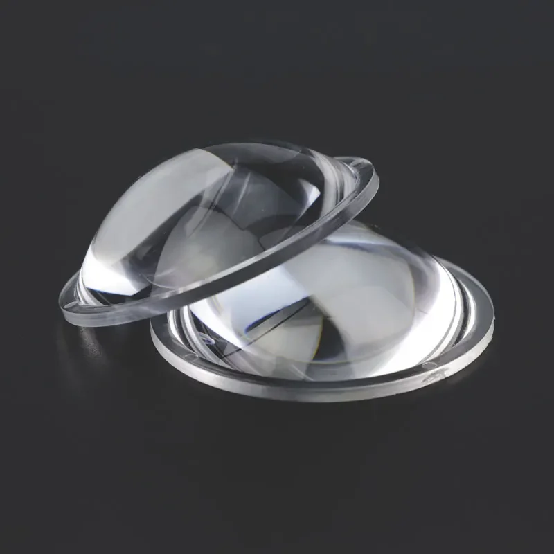 2pcs 35mm 38mm 40mm Plano Convex Lens Optical PMMA Plano-convex focusing LED lens Focal length 38mm 32mm 23mm