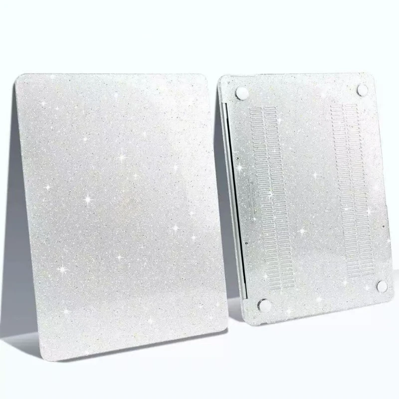 Glitter Crystal Clear Laptop Case For Macbook Neo13 A3404 2026 Mac Book Air 13 15 Pro 14 13 16 M4 M3 M1 M2 M5 Sleeve Accessories
