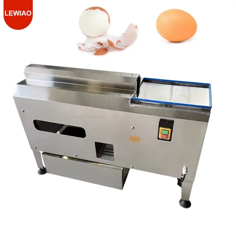 Pelador de huevos hervidos de acero inoxidable, máquina peladora de cáscara de huevo, pollo cocido