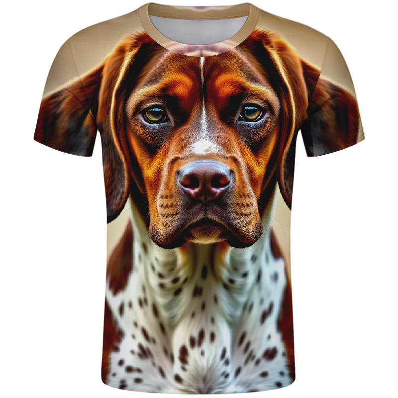 Camiseta de perro BRACCO ITALIANO, nombre personalizado gratis, número, logotipo de equipos, tocado de animales cómicos, ropa con estampado de foto y texto en pico