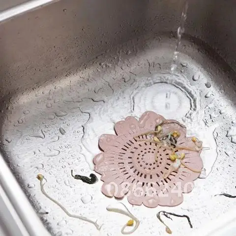 

Shape Flower Multi Purpose Sewer Drain Gadgets Hair Colander Supplies Cleaning Tools Silicone Kitchen Accessories