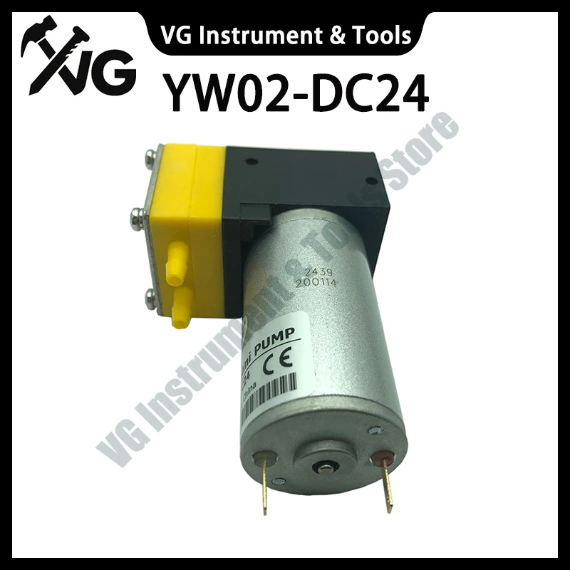 New DC 24V Miniature Diaphragm Pump Compact Vacuum Pump Powerful Pump with Adjustable Orientation Self-priming Water Pump