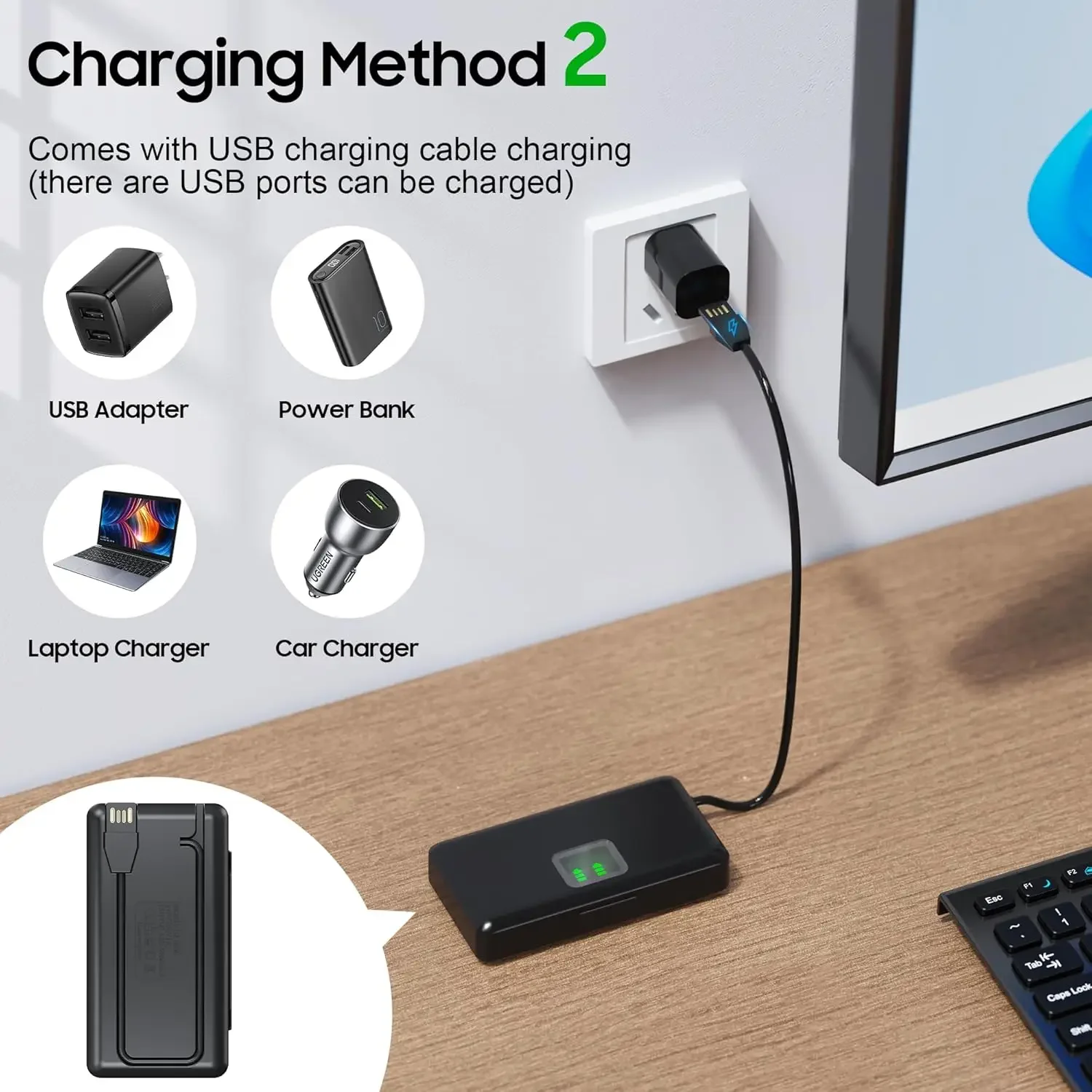 NP-BX1 Camera Battery and USB Charger for Sony NP-BX1/M8/ZV-1/ZV-1F/DSC-HX95/HX99/HX350/RX1/RX1R II/RX100(II/III/IV/V/VA/VI/VII)