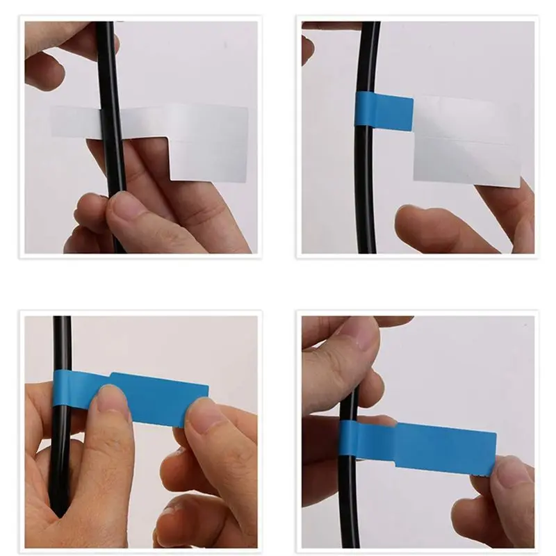 HLZS-1620Pcs/54 Sheets Cable Labels Tags Cable Markers Self Adhesive Cable Labels Waterproof Tear Resistant Wire Labels