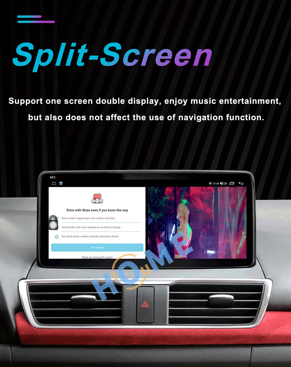 Car Multimedia Player GPS Navigation 12.5inch Android12 8+64G for Mazda CX5 /CX-8 17-22 Auto Stereo CarPlay WiFi 4G Bluetooth