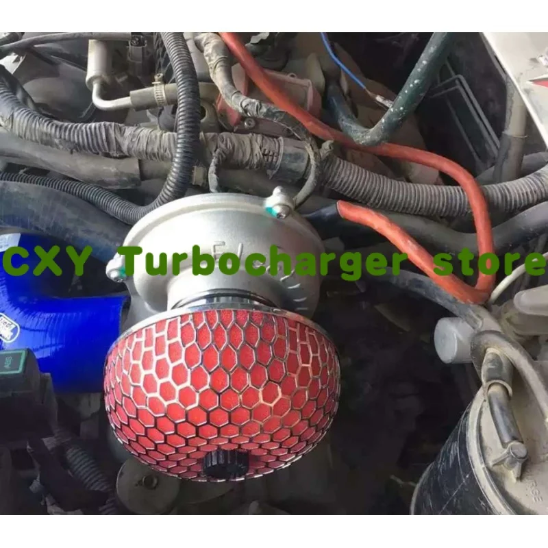 Electric Turbo Supercharger Kit Thrust Motorcycle Electric Turbocharger Air Filter Intake for all car improve speed